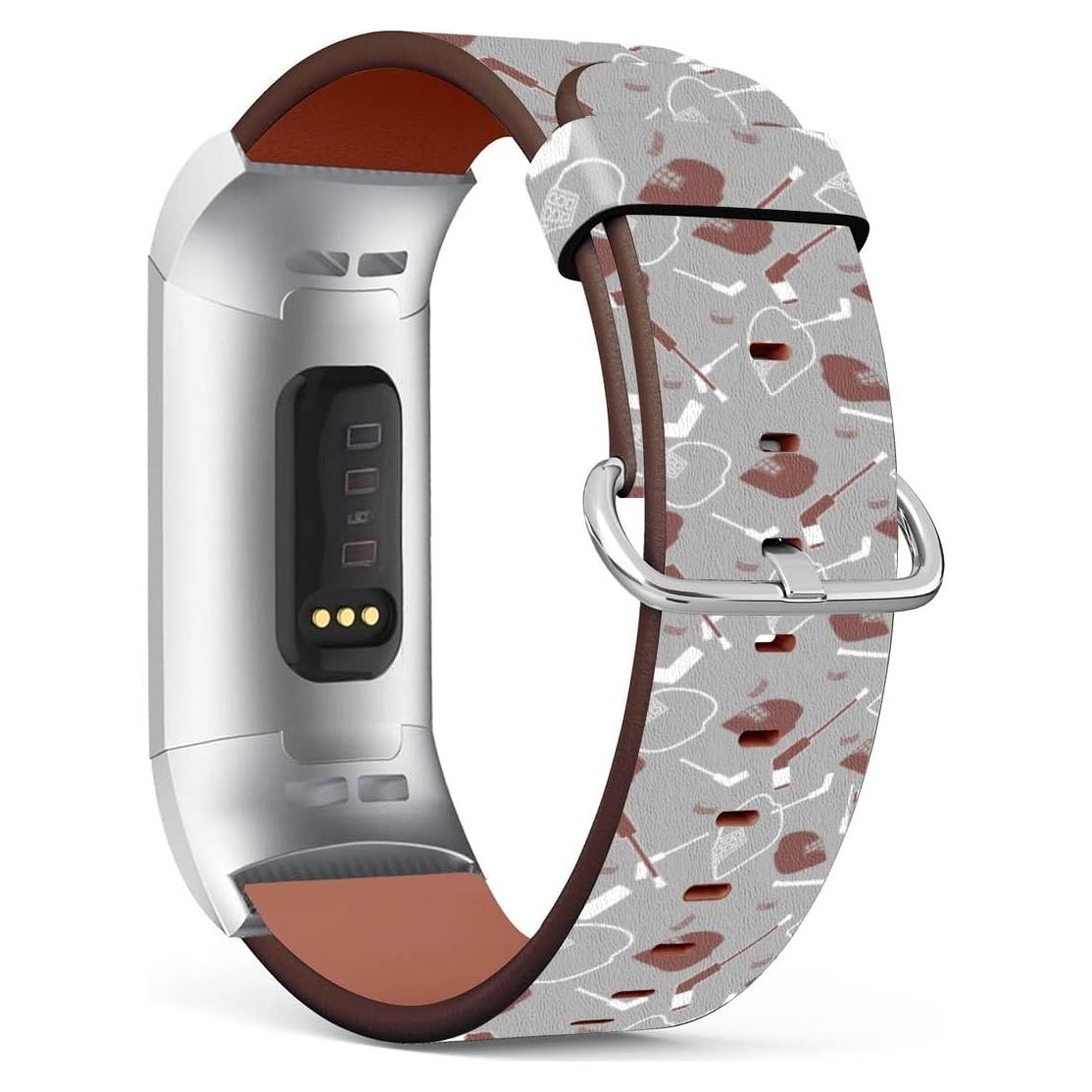 Correa de Reemplazo de Cuero Mingdao para Fitbit Charge 4/3