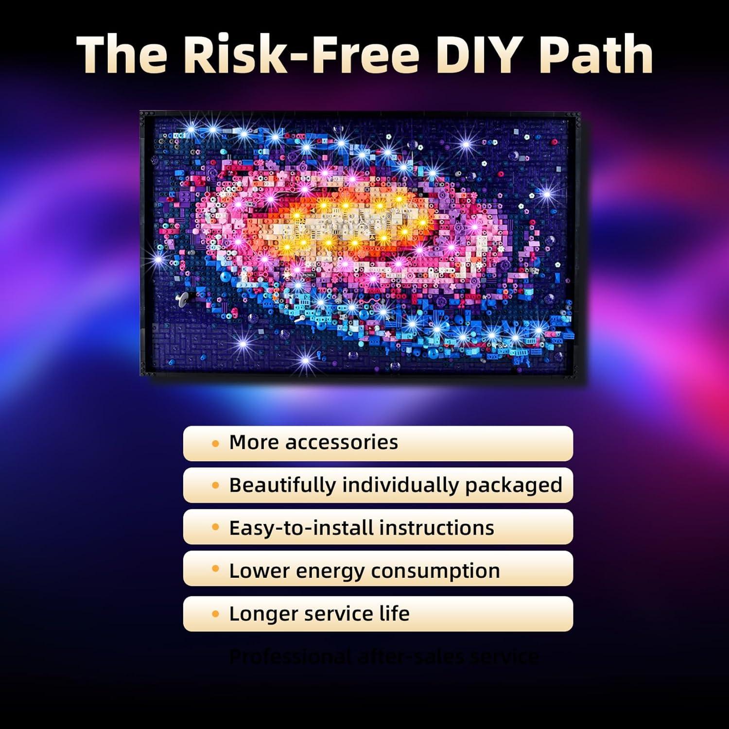 Kit de Luz LED para Lego 31212 La Galaxia Vía Láctea