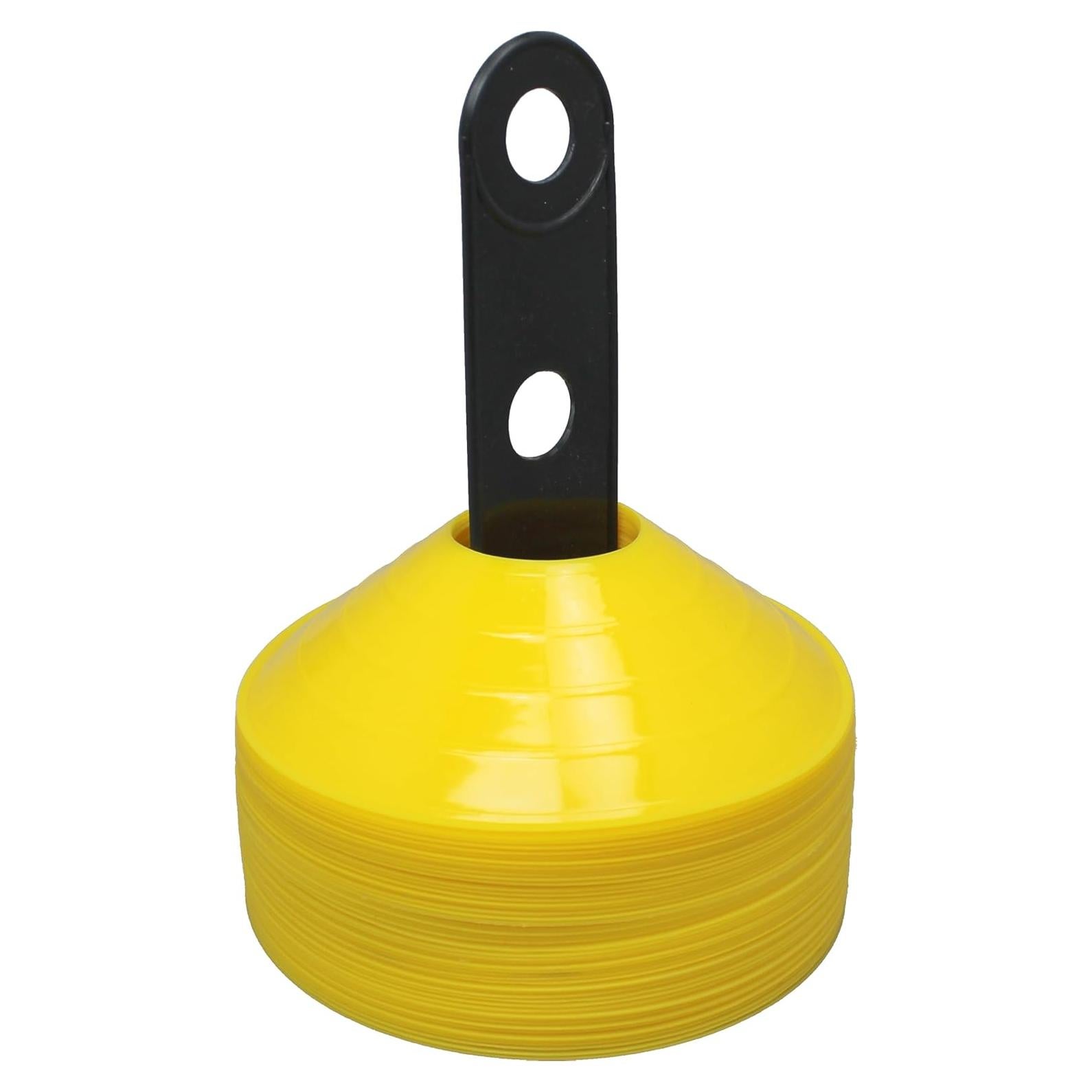 Conos de Disco Amarillos BlueDot Trading - Paquete de 50 para Entrenamiento Deportivo