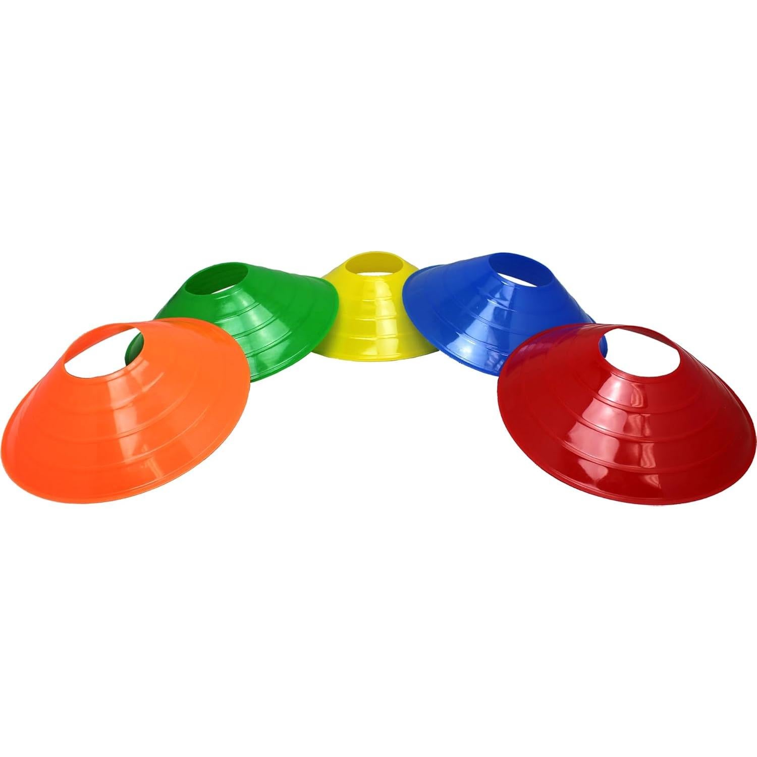 Conos de Disco Amarillos BlueDot Trading - Paquete de 50 para Entrenamiento Deportivo