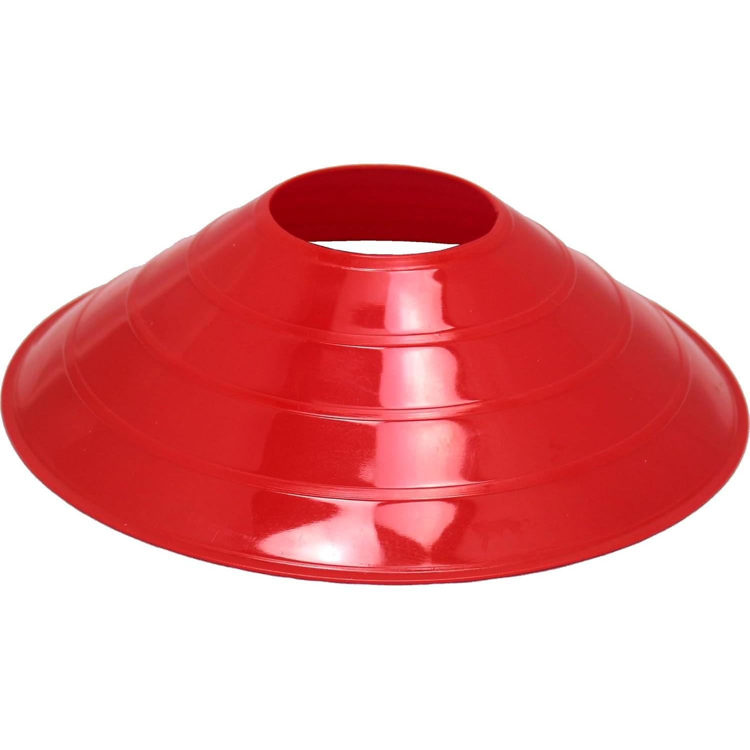 Conos de Disco Pro BlueDot Trading 50-Pack Alta Visibilidad Rojo