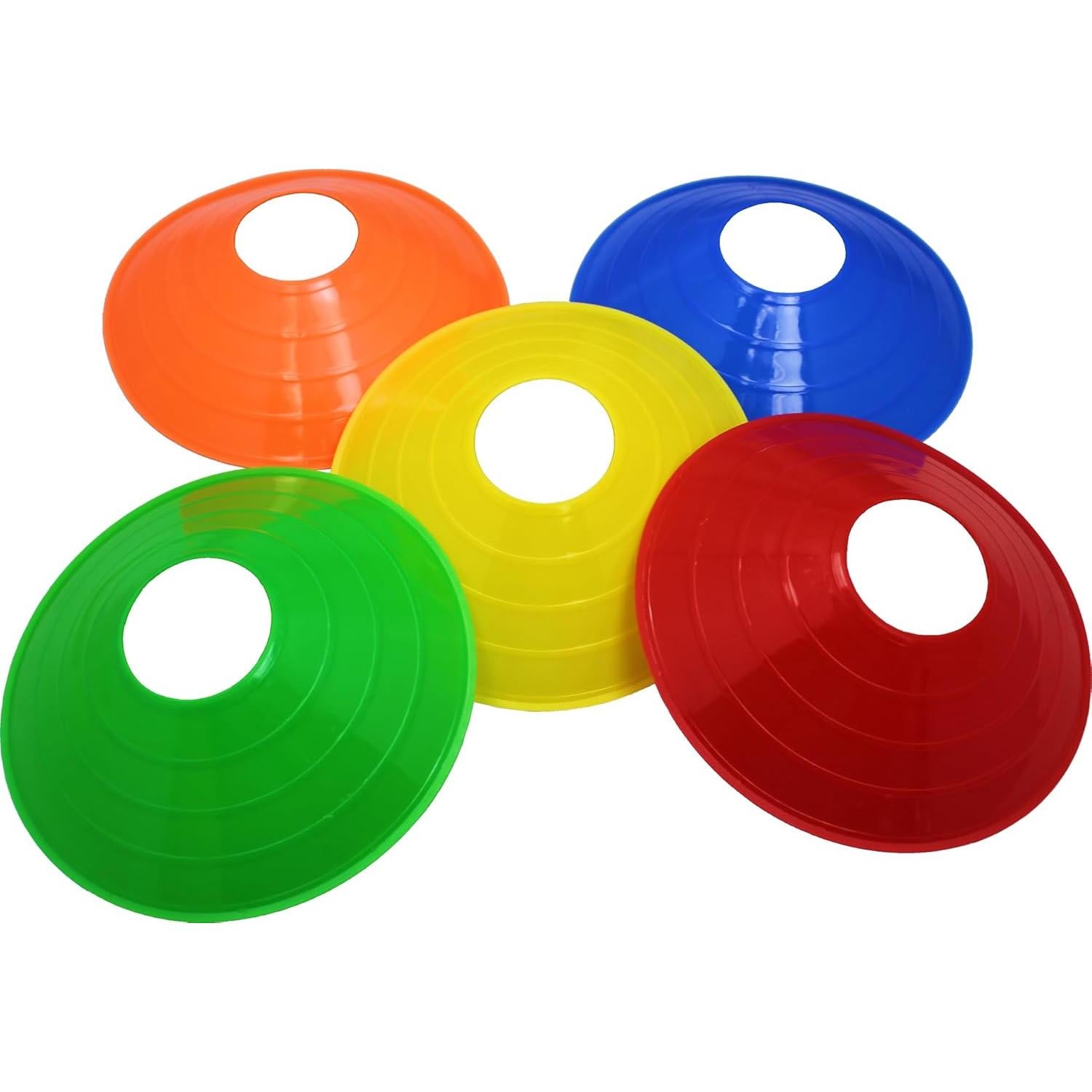 Conos de Disco Pro BlueDot Trading 50-Pack Alta Visibilidad Rojo