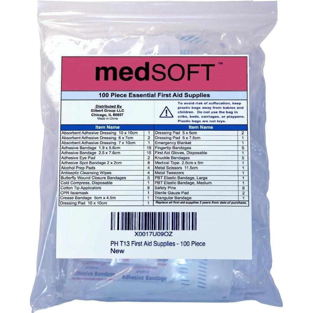 Recarga de Kit de Primeros Auxilios BrightCare - 100 Piezas