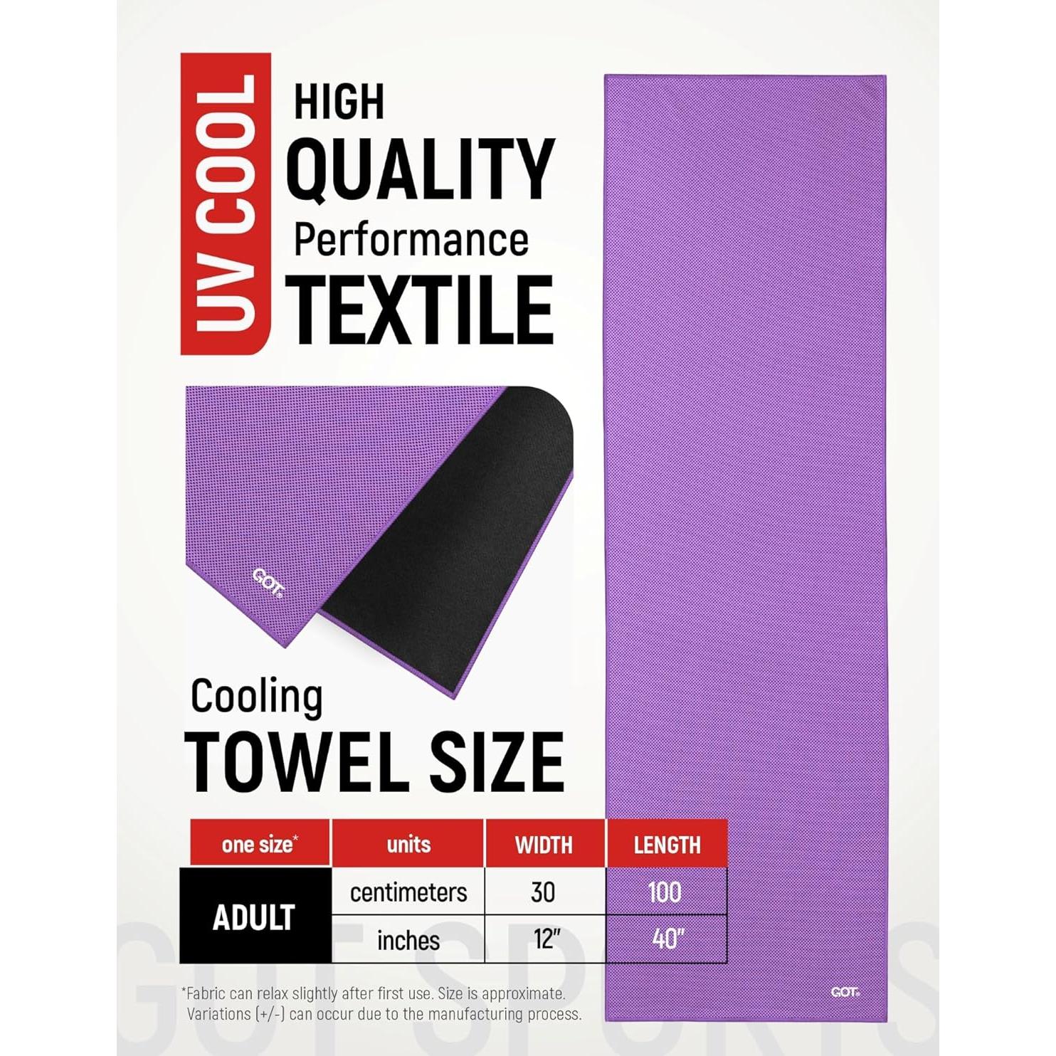 Toalla Enfriadora GOT Sports 101.6cm - Protección UV UPF 41