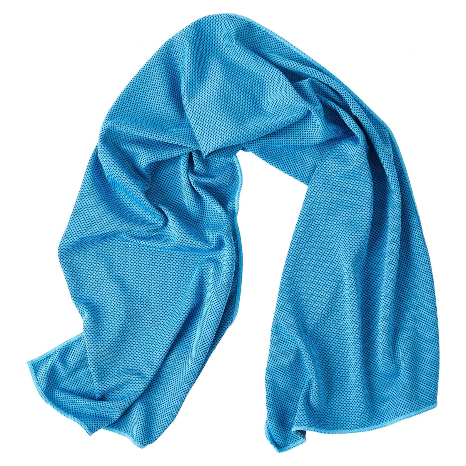 Toalla de Enfriamiento SRsafety 100x29 cm Azul para Deportes