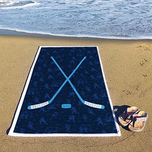 Toalla de Playa ChalkTalkSPORTS Hockey 152x76 cm Premium