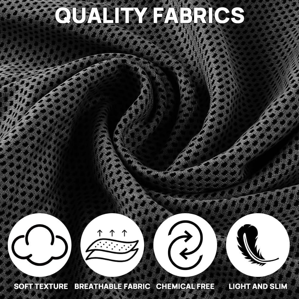 Toalla Enfriadora JBM 101.6x30.5 cm Microfibra Negra