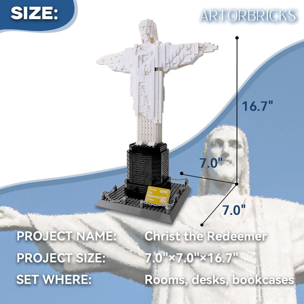Set de Construcción ArtorBricks Cristo Redentor 973 Piezas