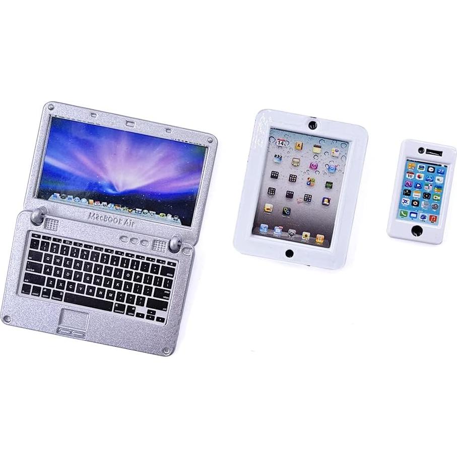 20 Piezas Mini Juguetes de Comida y Tecnología para Muñecas