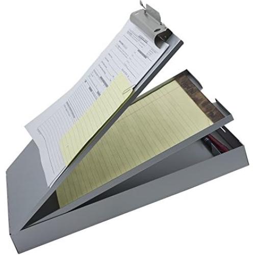 Clipboard de Almacenamiento Cruiser-Mate Plata Legal 150 Hojas