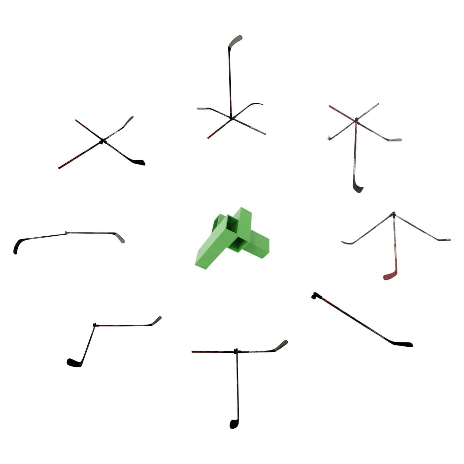 Pilon de Hockey Transformer Pilon SL Verde 12x12cm Ajustable