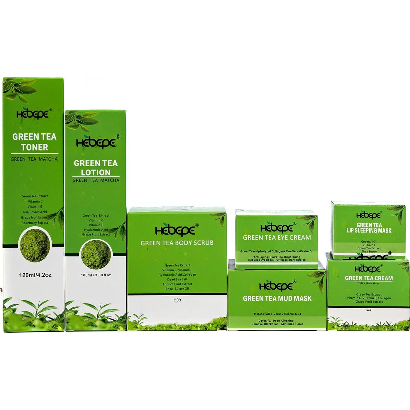 Mascarilla Labial Noche Hebepe Té Verde Matcha Hidratante