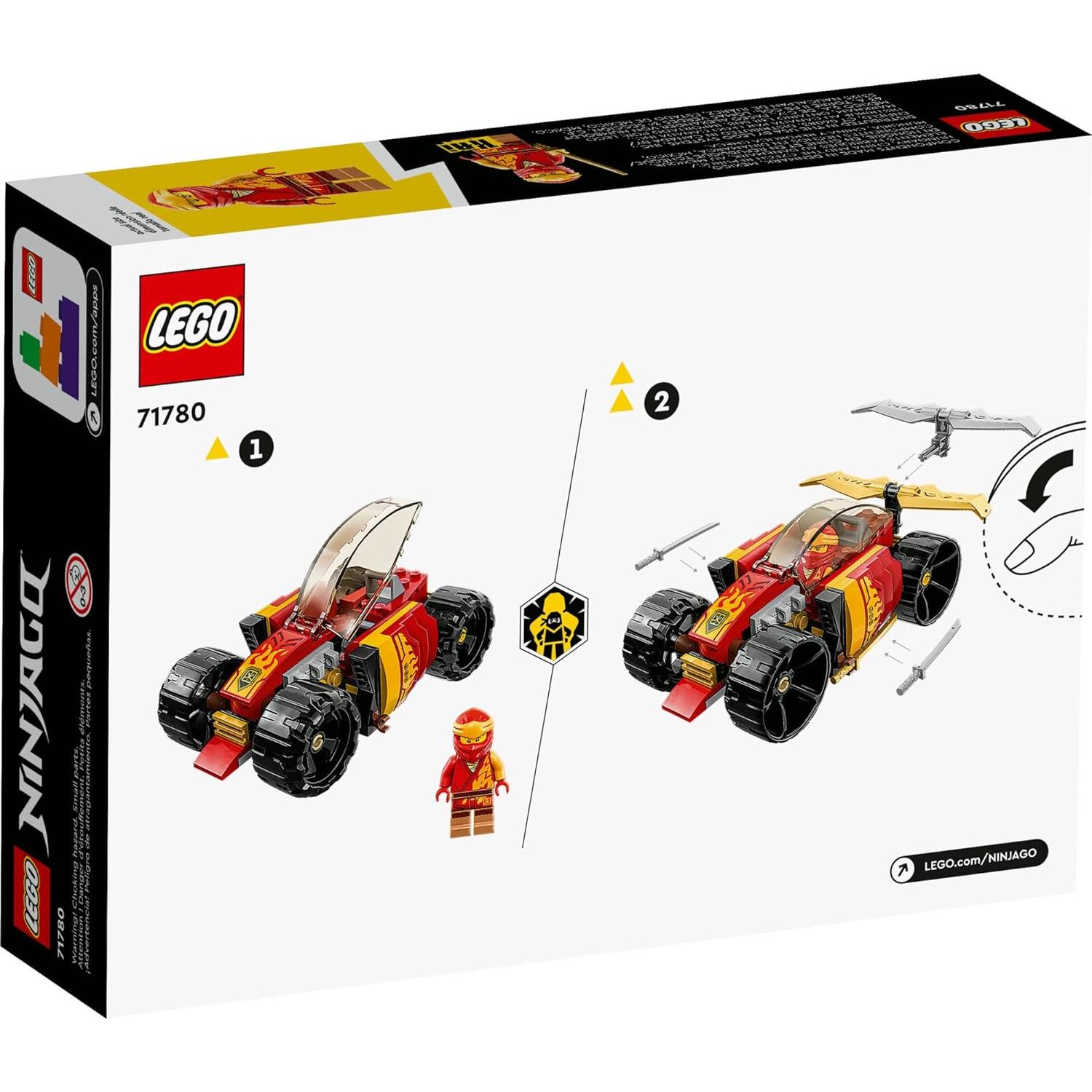Lego NINJAGO Coche de Carreras Kai 71780 2en1 Juguete