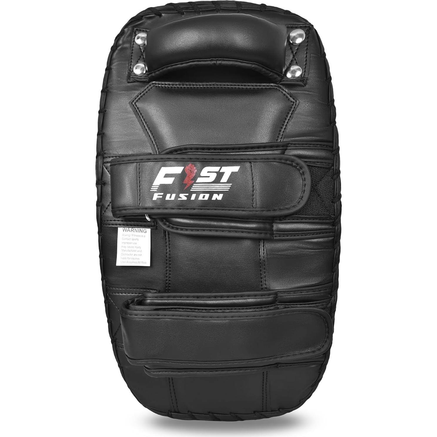 Pad de Boxeo Tailandés Fist Fusion TP-FF-A01 Cuero Negro