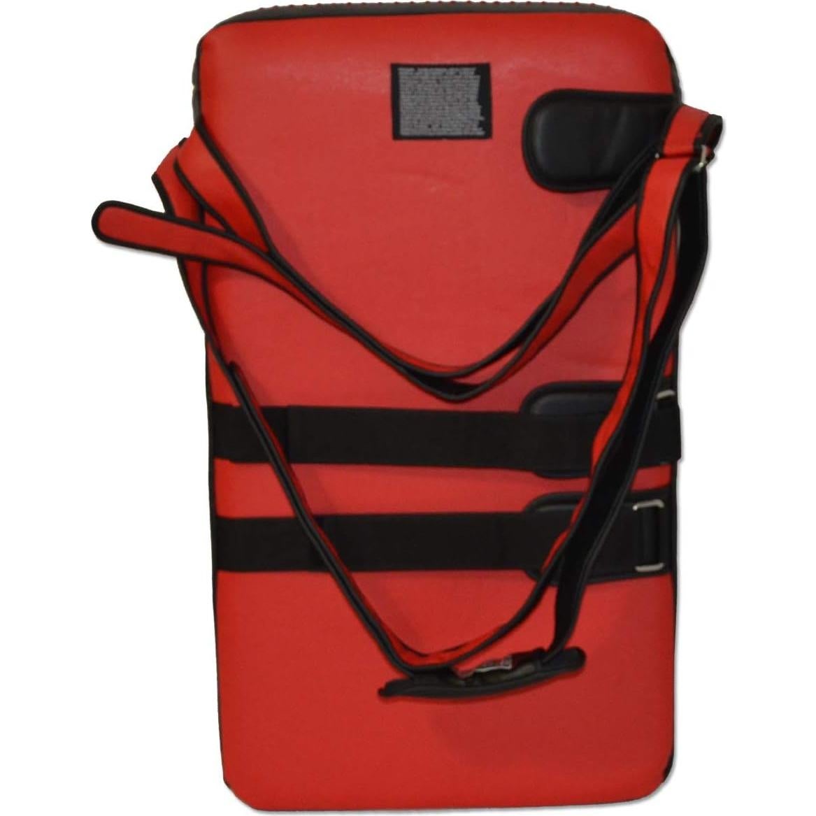 Protector de Pierna Muay Thai Ring to Cage Rojo/Negro