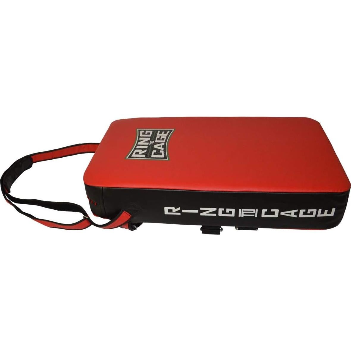 Protector de Pierna Muay Thai Ring to Cage Rojo/Negro