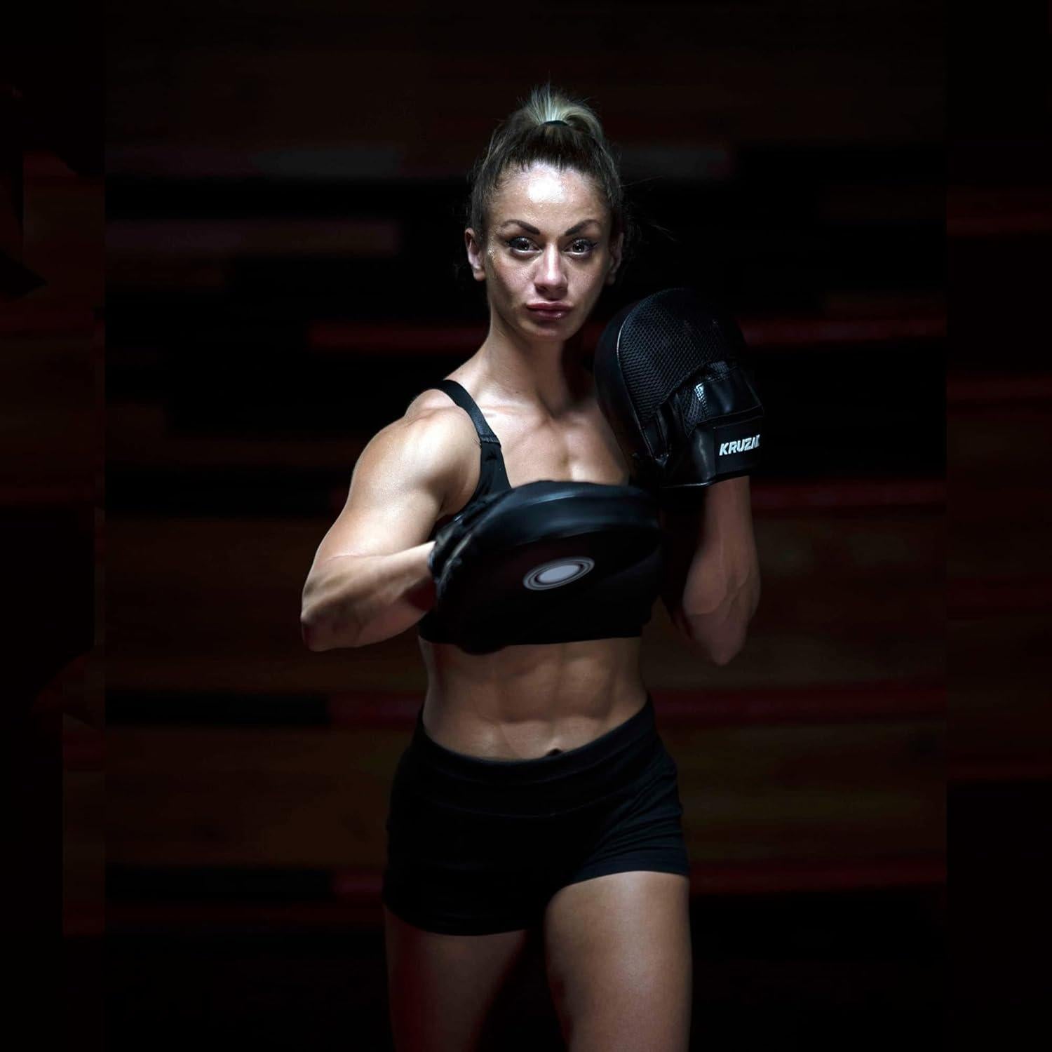 Mitones de Golpeo Kruzak de Cuero Sintético para Boxeo