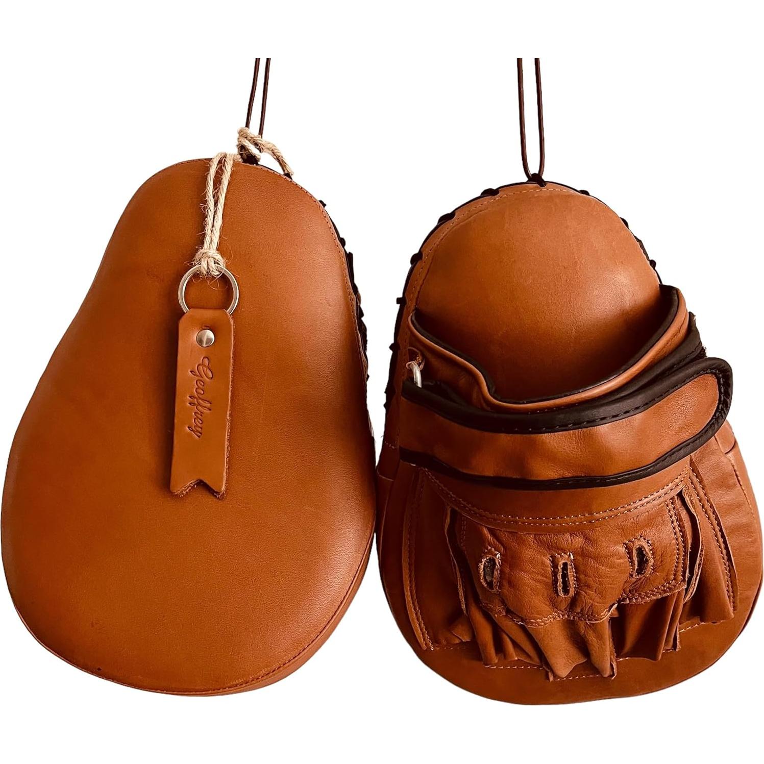 Mitones de Enfoque PRO Geoffrey 100% Cuero Vaca Tan