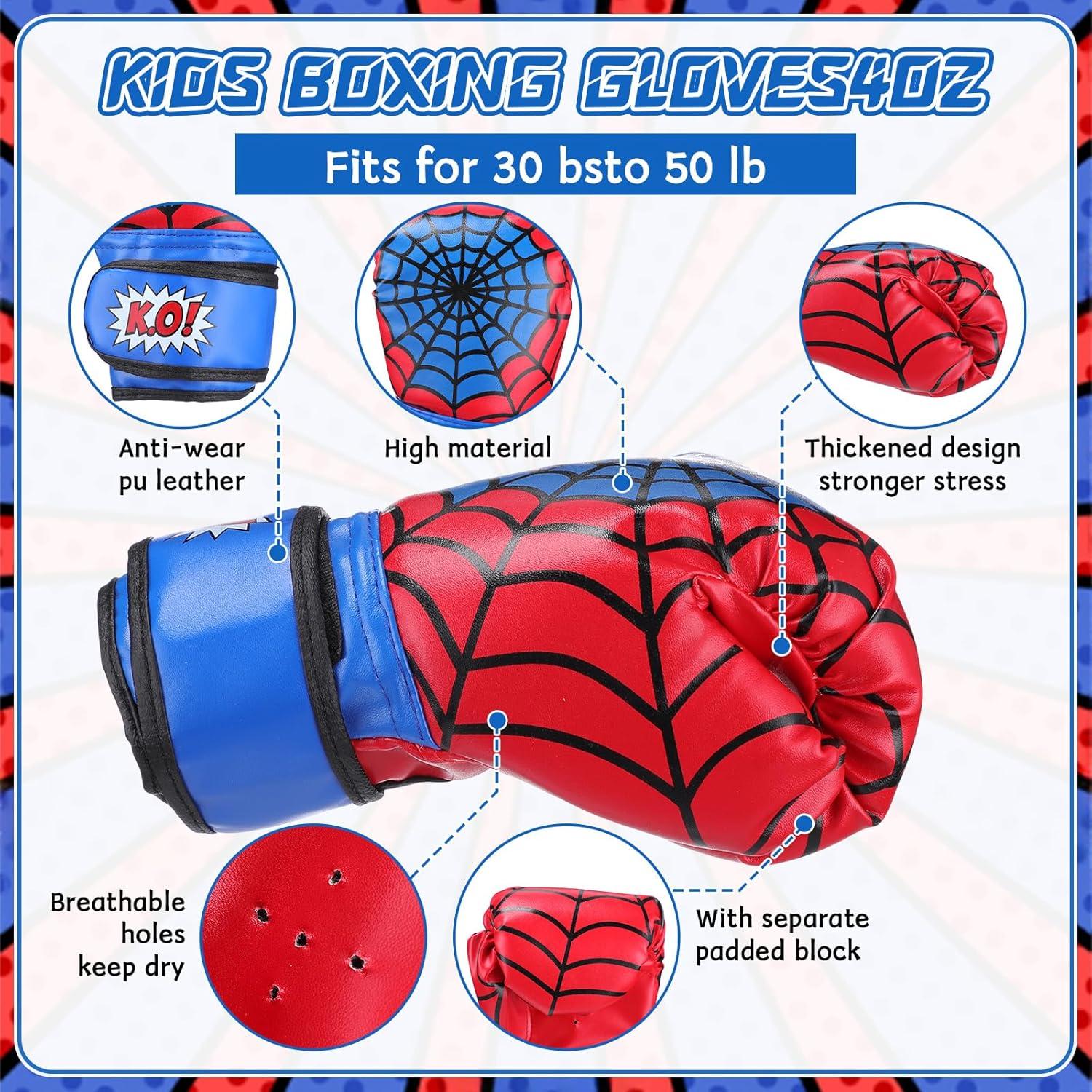 Juego de Guantes de Boxeo y Mitones Motionchic 4oz Niños