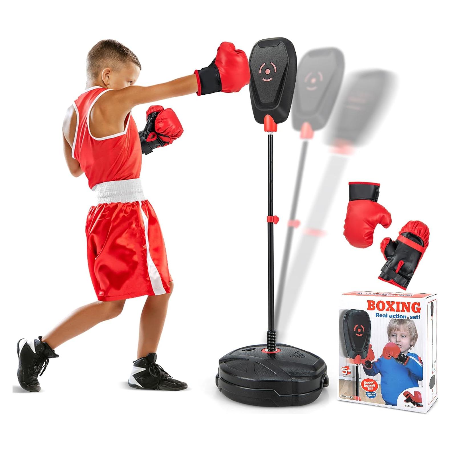 Conjunto de Boxeo Goplus Ajustable para Niños 5+ Años