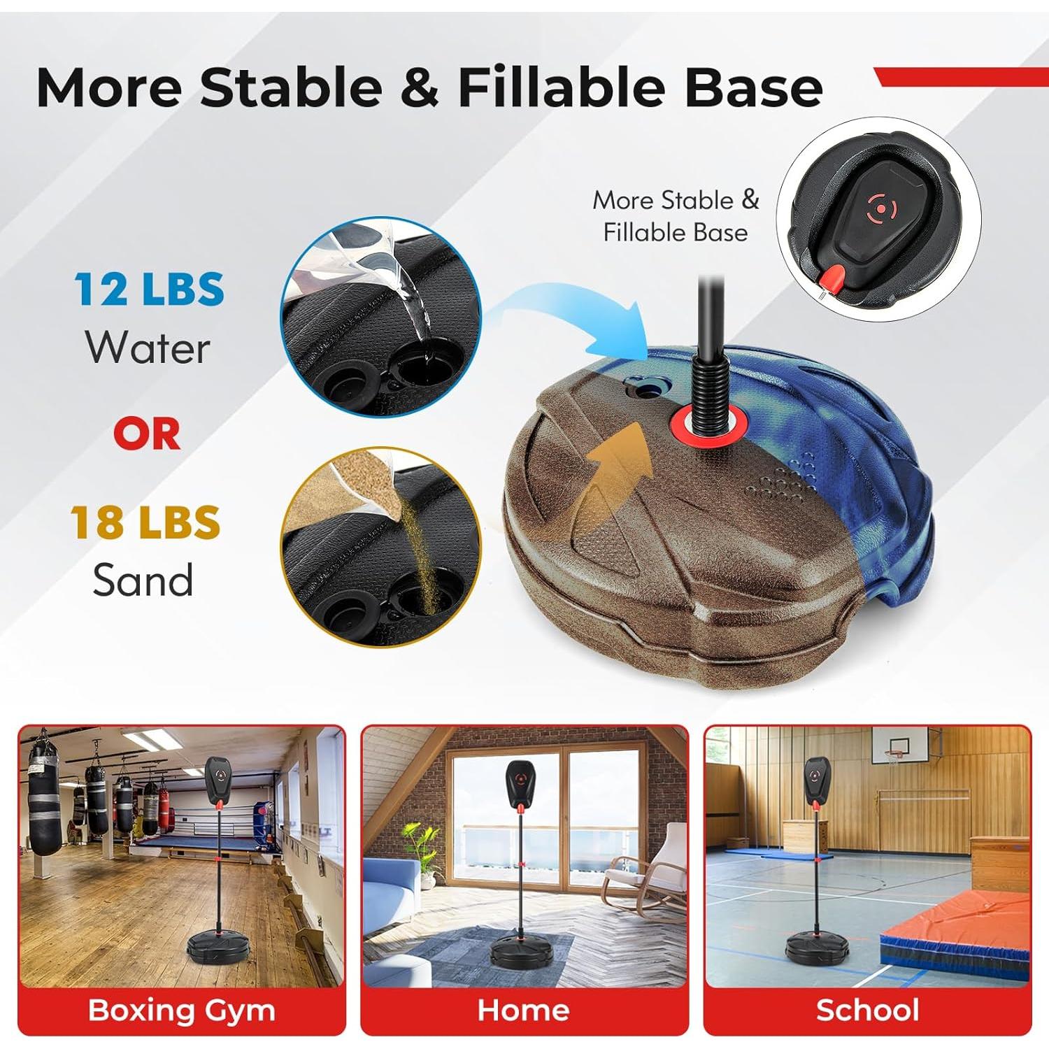 Conjunto de Boxeo Goplus Ajustable para Niños 5+ Años