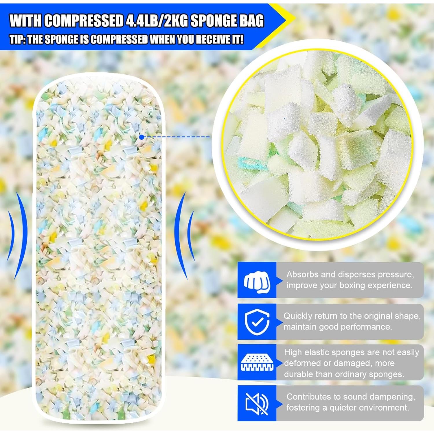 Saco de Boxeo Colgante YORWHIN 2FT para Niños con Guantes