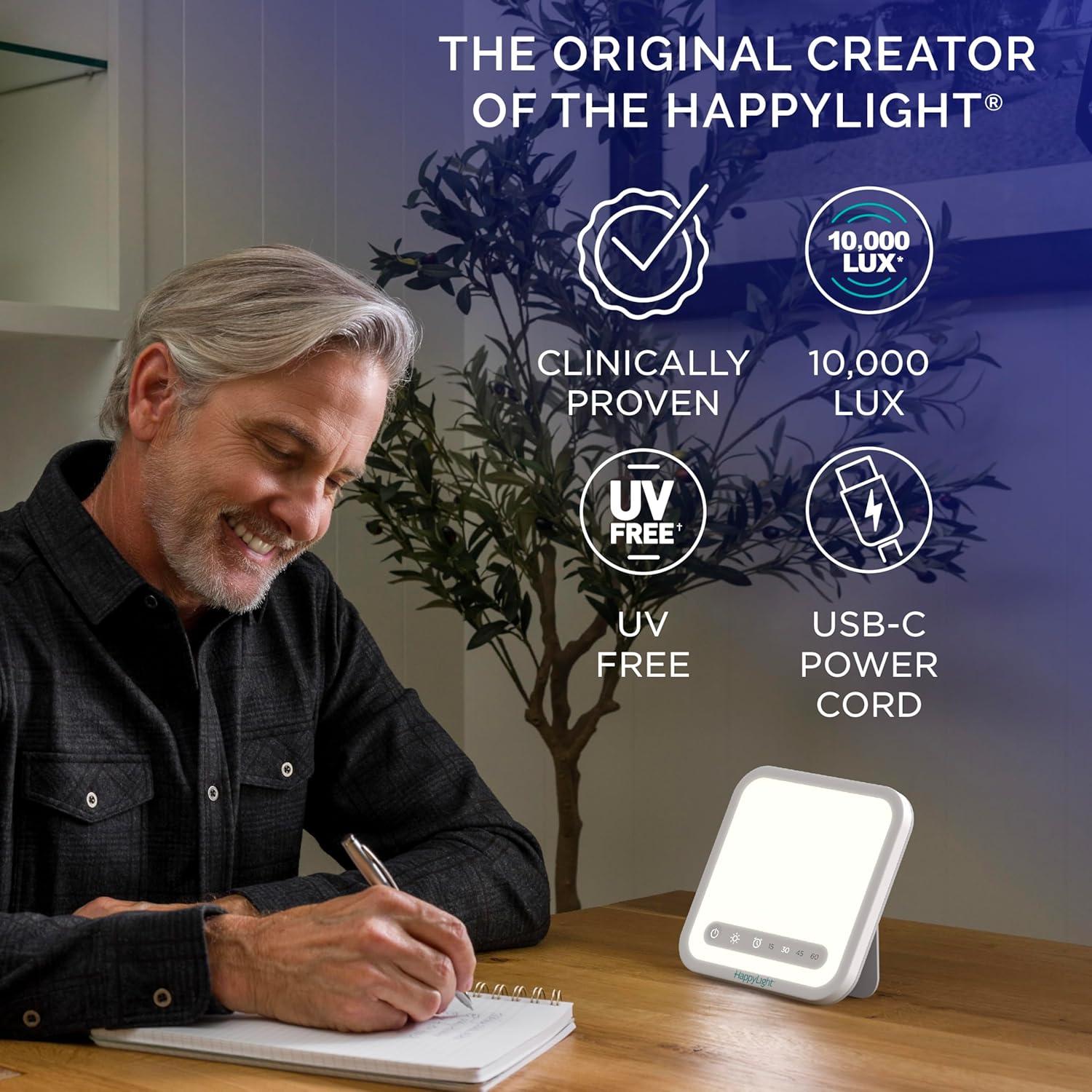 Lámpara de Terapia de Luz Verilux HappyLight Mini 10,000 Lux