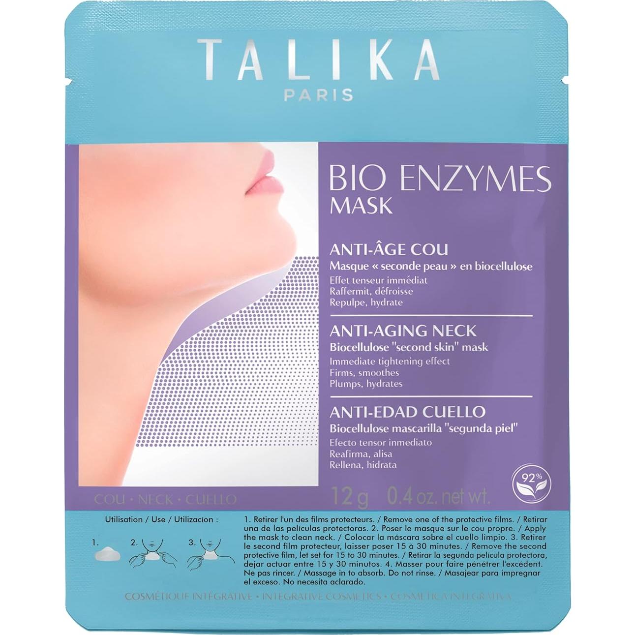 Mascarilla Bio Enzymes Talika Cuello Anti-Envejecimiento 12g