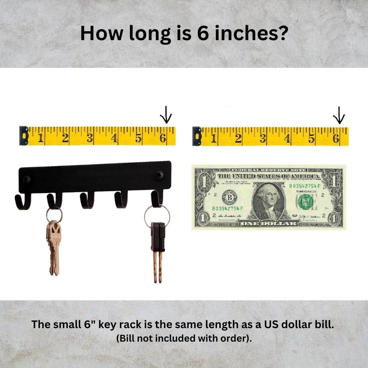 Soporte de Llaves de Pared The Metal Peddler Karate 15.24 cm