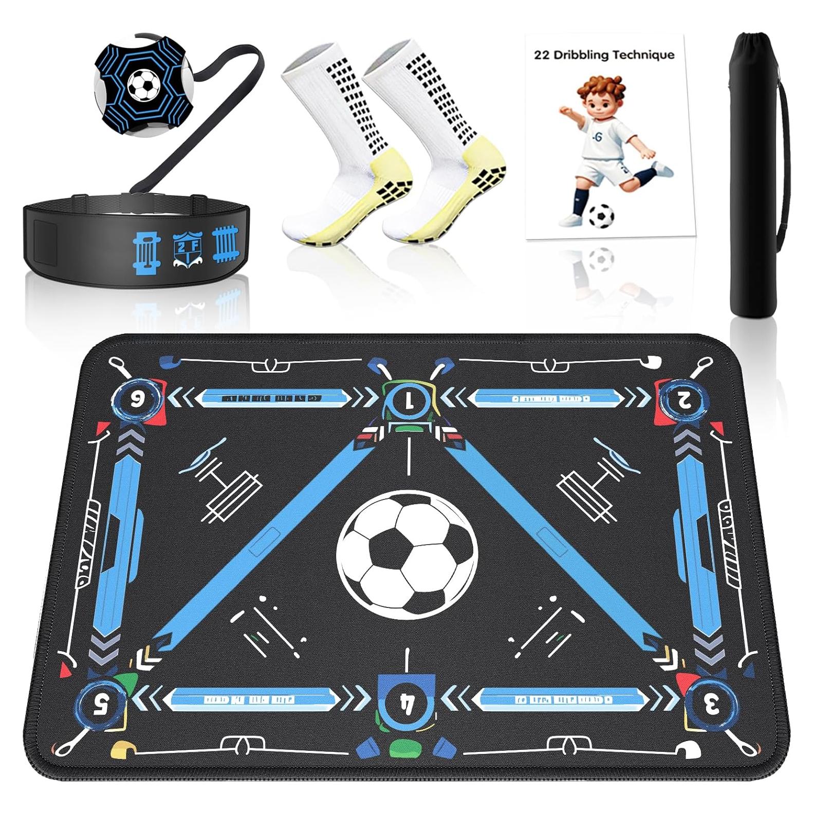 Alfombra de Entrenamiento de Fútbol 2F22E 90x60cm Antideslizante