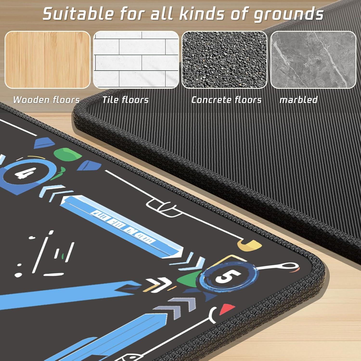 Alfombra de Entrenamiento de Fútbol 2F22E 90x60cm Antideslizante