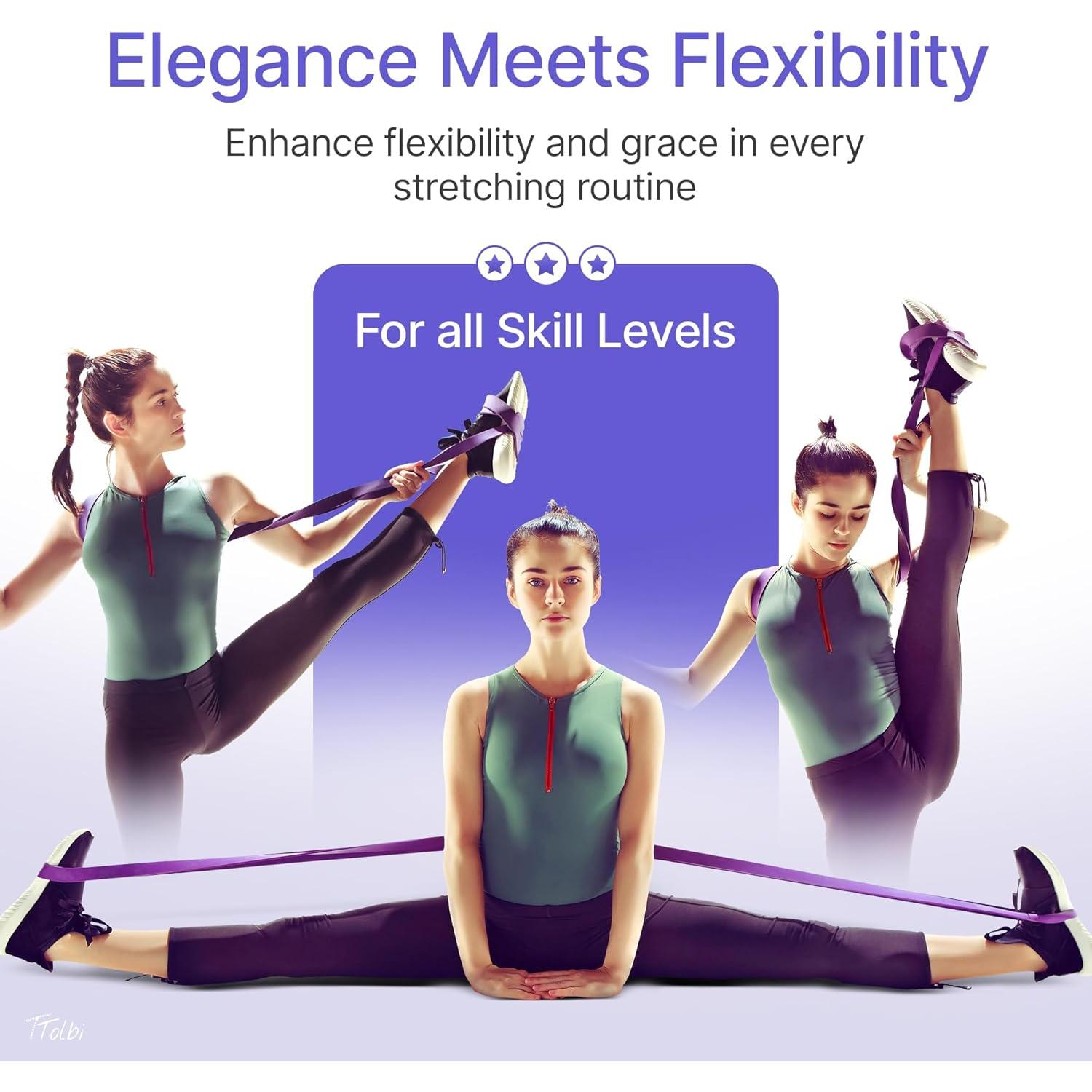 Bandas de Estiramiento TTolbi para Bailarines - Flexibilidad y Fuerza