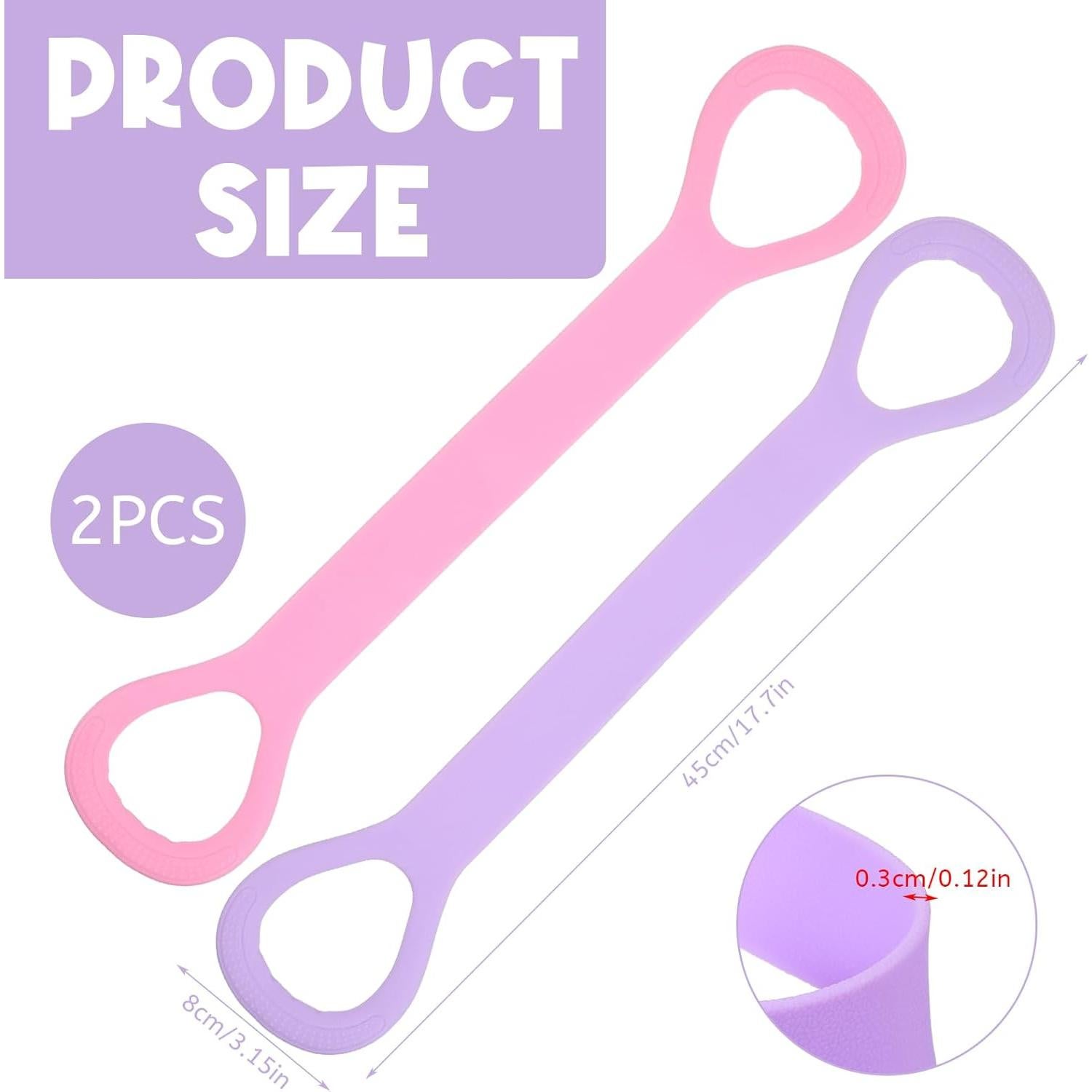 Banda de Resistencia en Forma de 8 Quilax - 2 Piezas Rosa