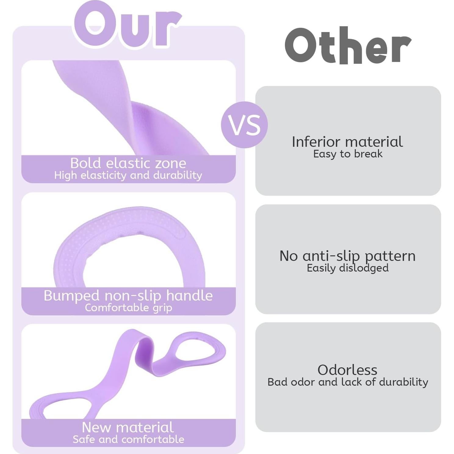 Banda de Resistencia en Forma de 8 Quilax - 2 Piezas Rosa