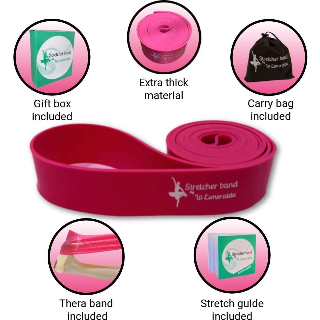 Juego de Bandas de Resistencia La Esmeralda para Ballet - 2 Piezas
