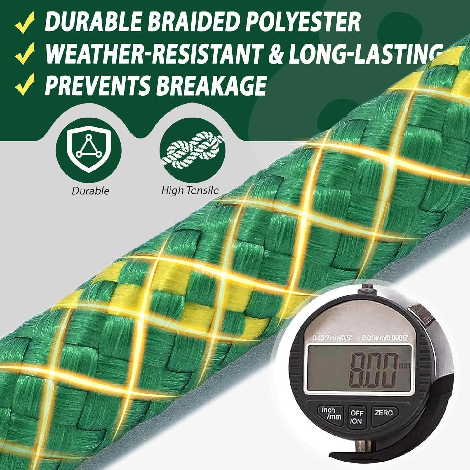 Cuerda de Salto Ajustable Megaraise 4.88m para Niños y Adultos