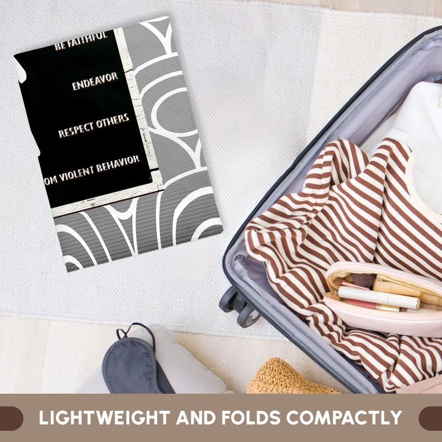 Toalla de Mano 3dRose 22x30 cm - Diseño Dojo Kun Artes Marciales