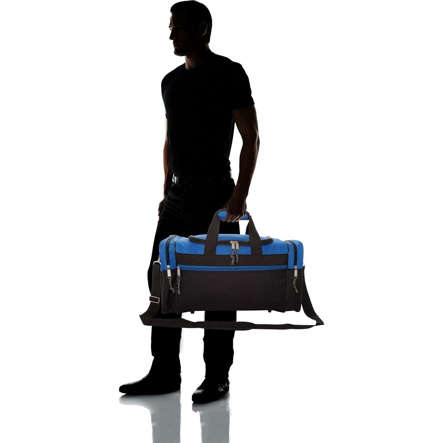 Bolsa de Deporte Duffle DALIX 43x25x22 cm Azul Real