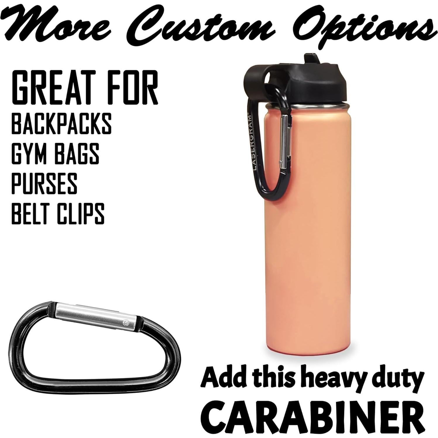 Botella de Agua Personalizada LaserGram 590ml Acero Inoxidable