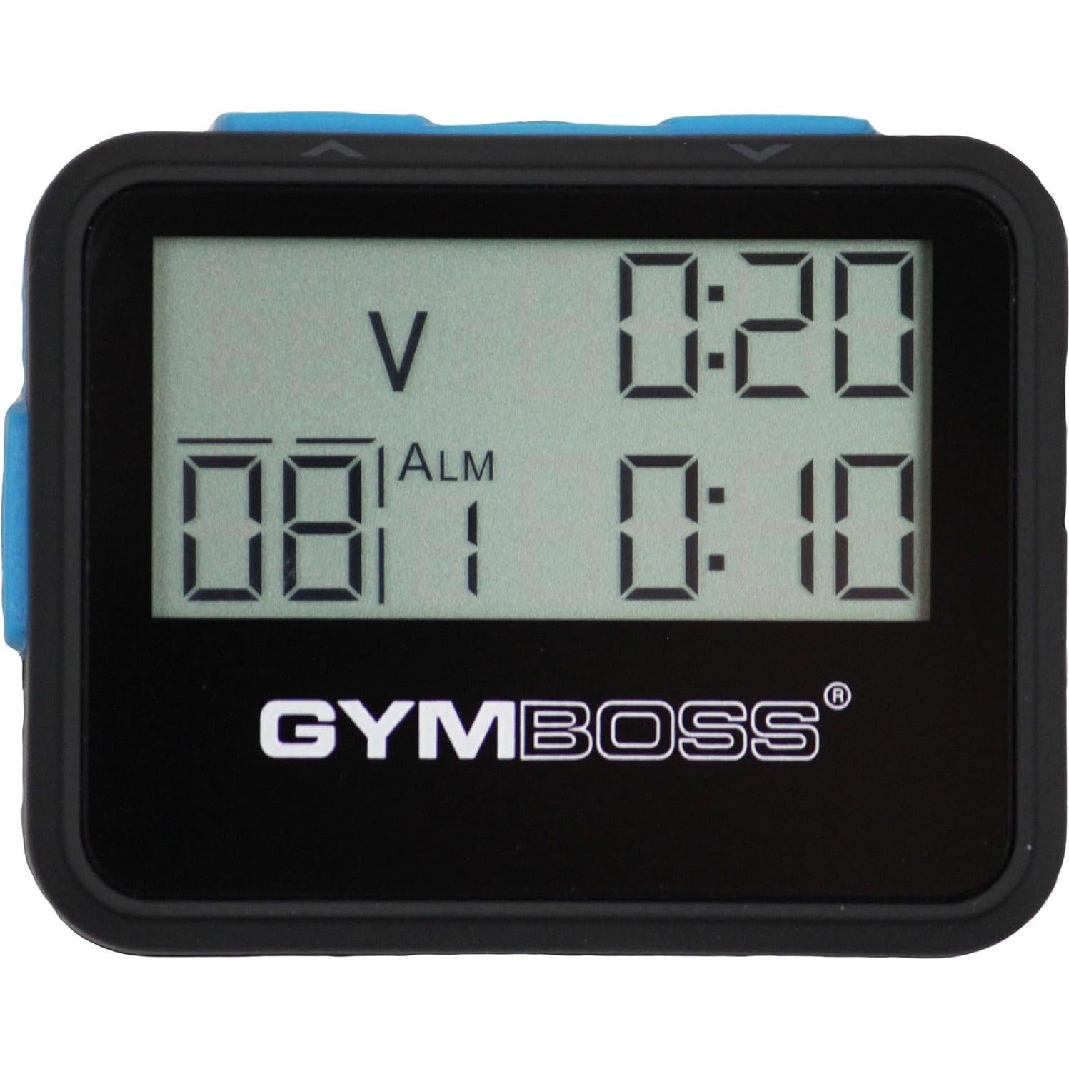 Temporizador de Intervalos Gymboss con Correa de Reloj - Negro
