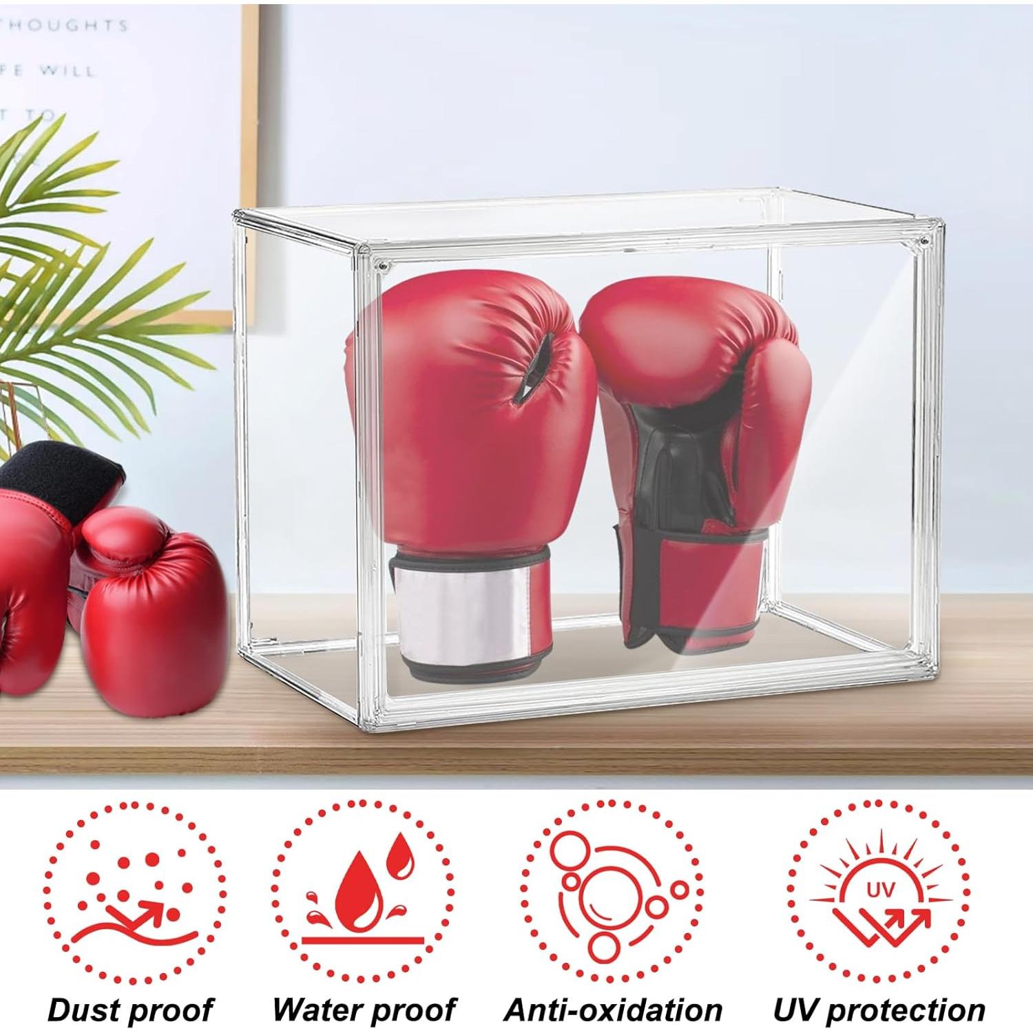 Estuche de exhibición transparente para guantes de boxeo Sibosen