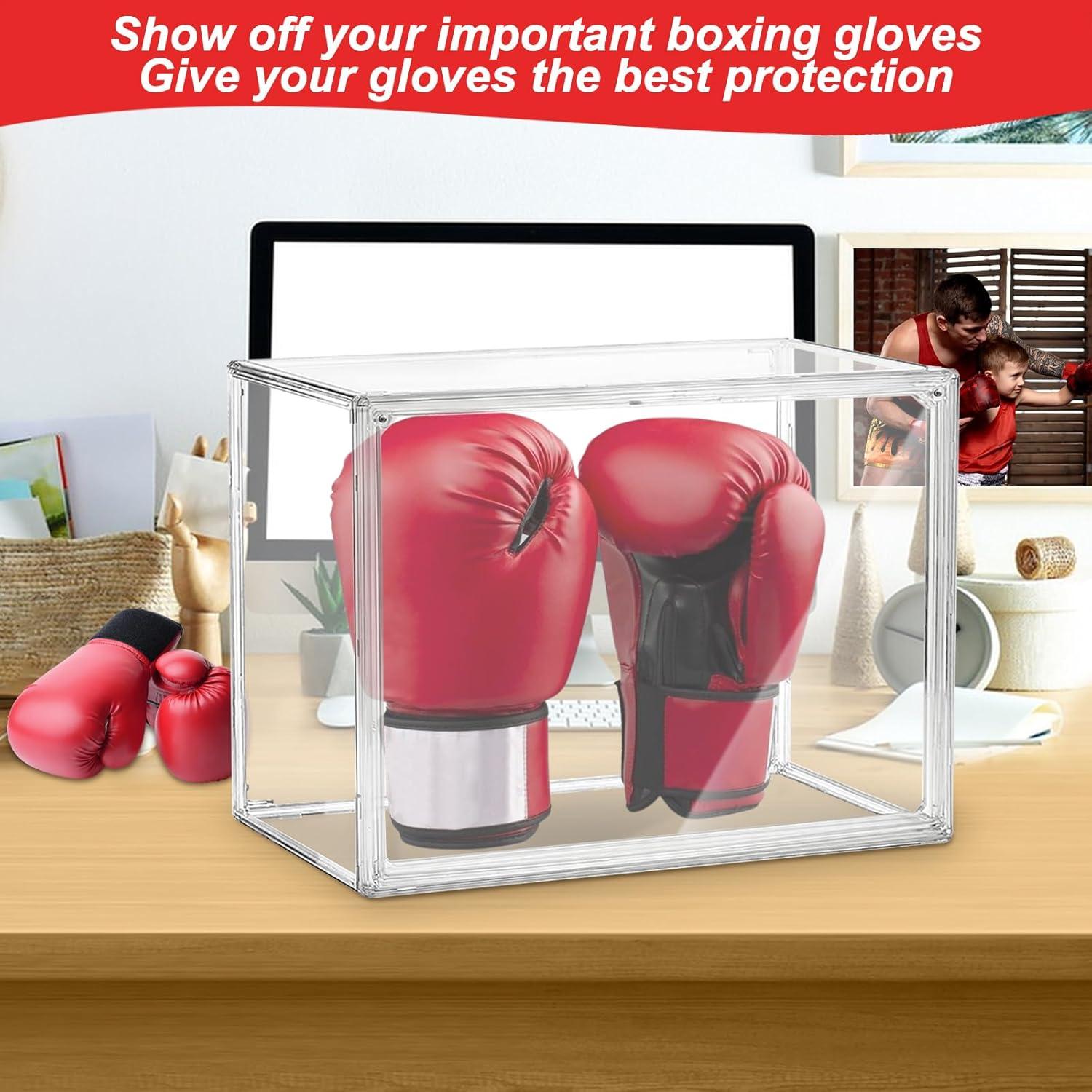 Estuche de exhibición transparente para guantes de boxeo Sibosen