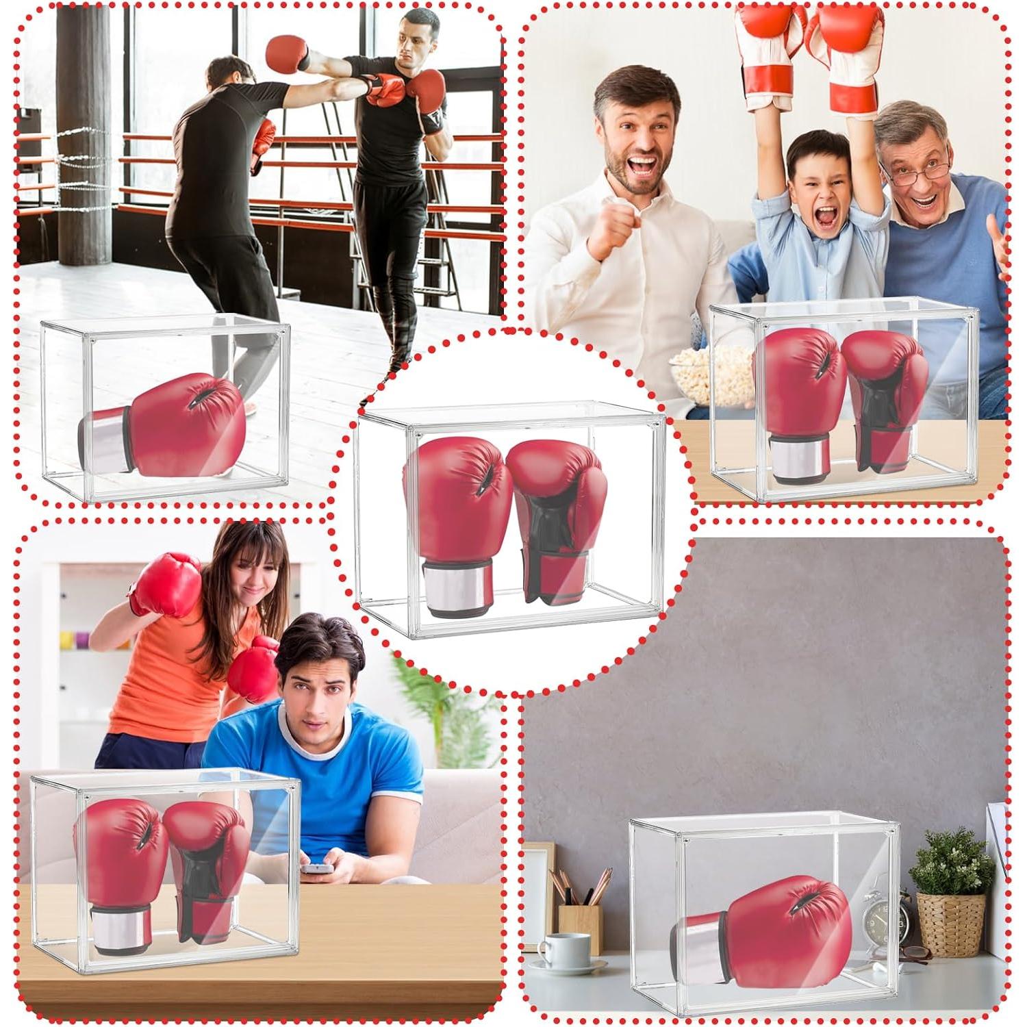 Estuche de exhibición transparente para guantes de boxeo Sibosen