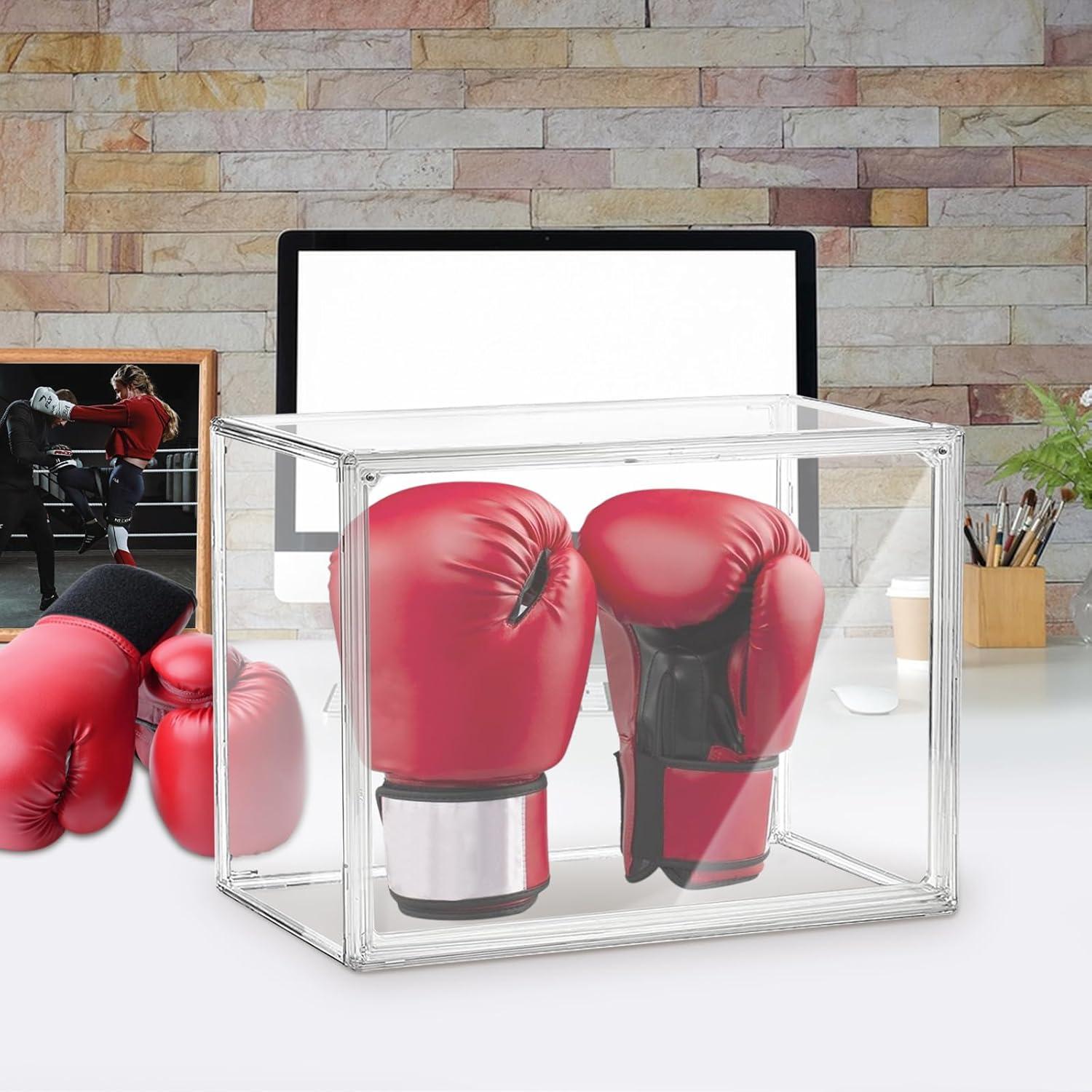 Estuche de exhibición transparente para guantes de boxeo Sibosen