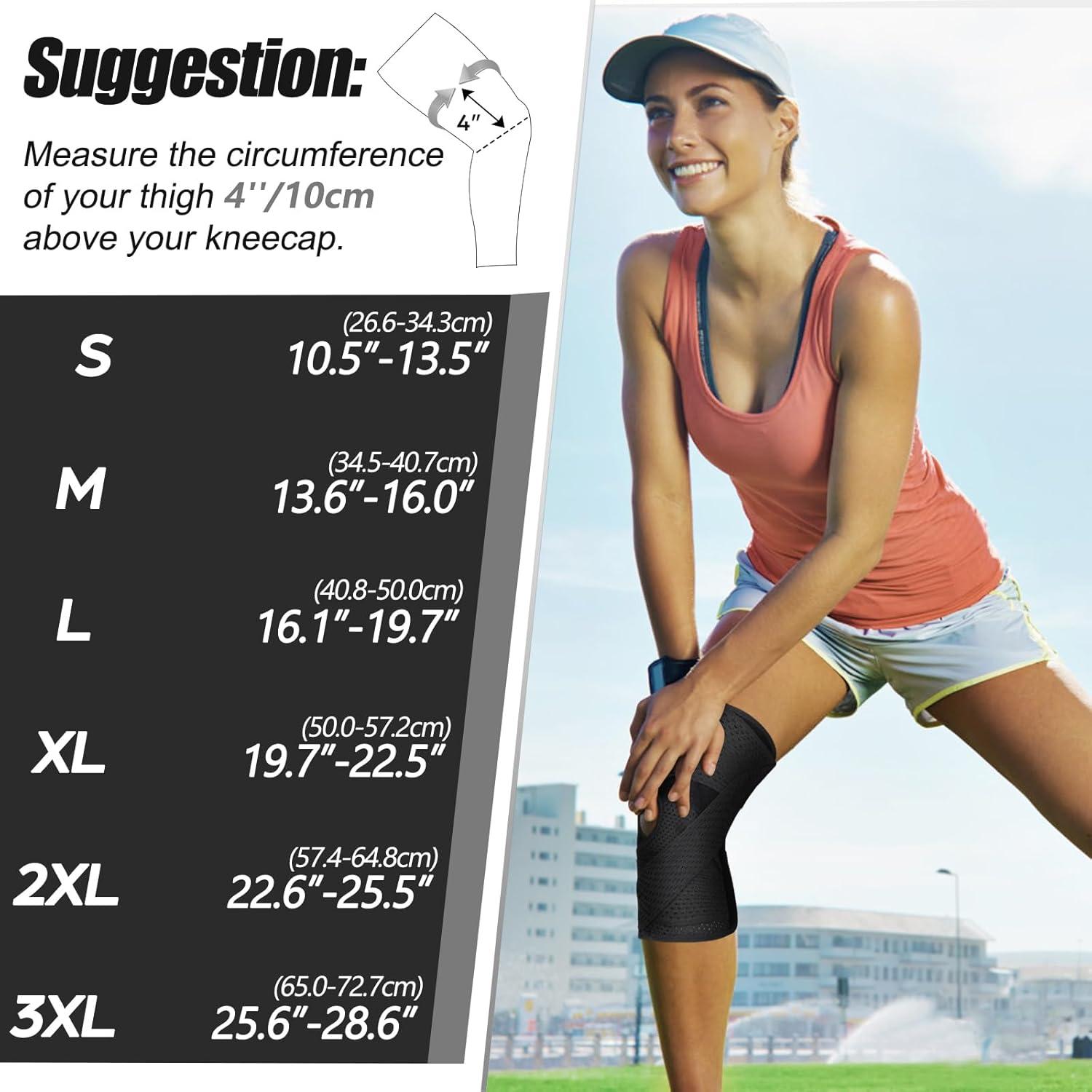 Faja para Rodilla NEENCA X-Grande Negro - Soporte y Alivio