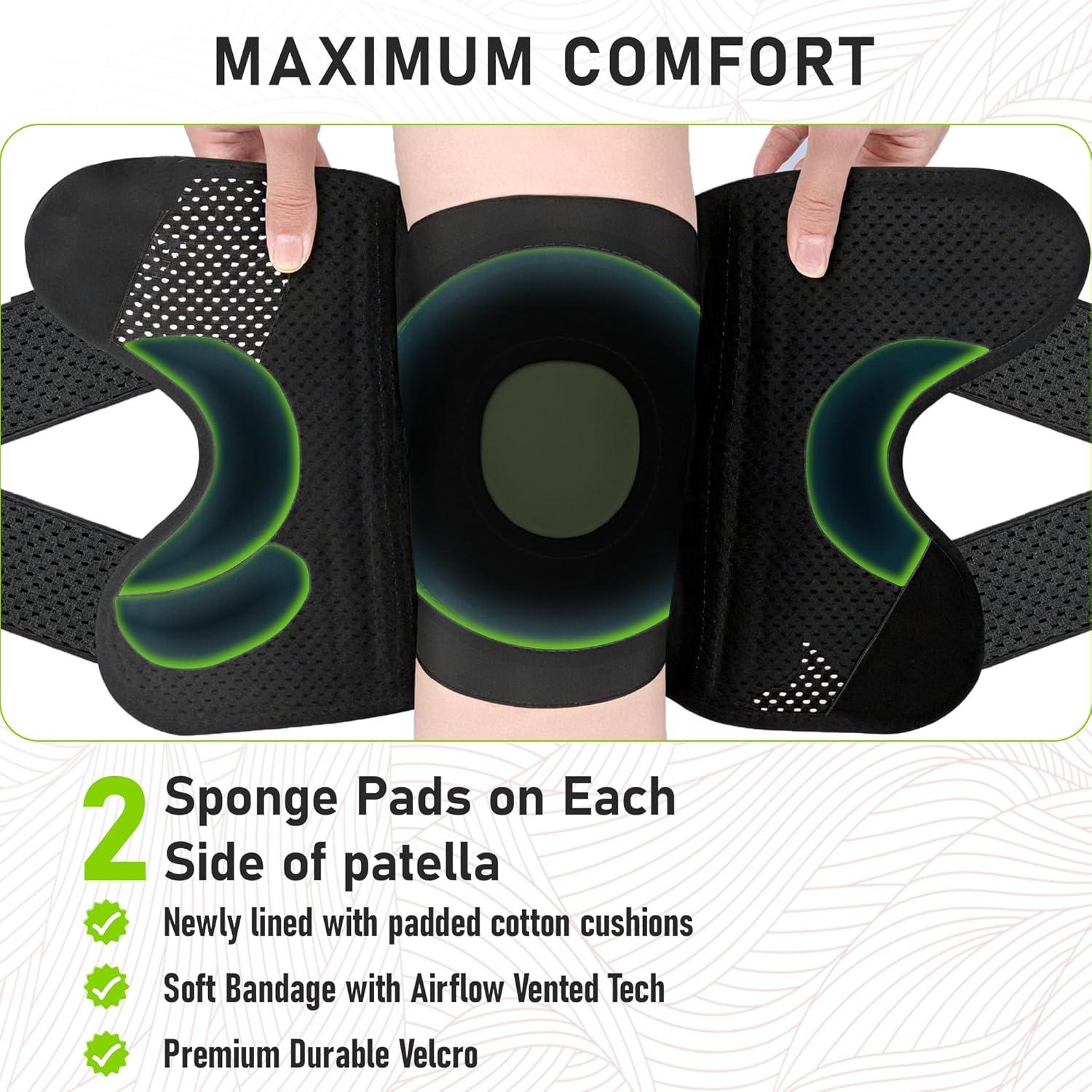 Férula de Rodilla Yochaqute Mediana con Soporte y Compresión