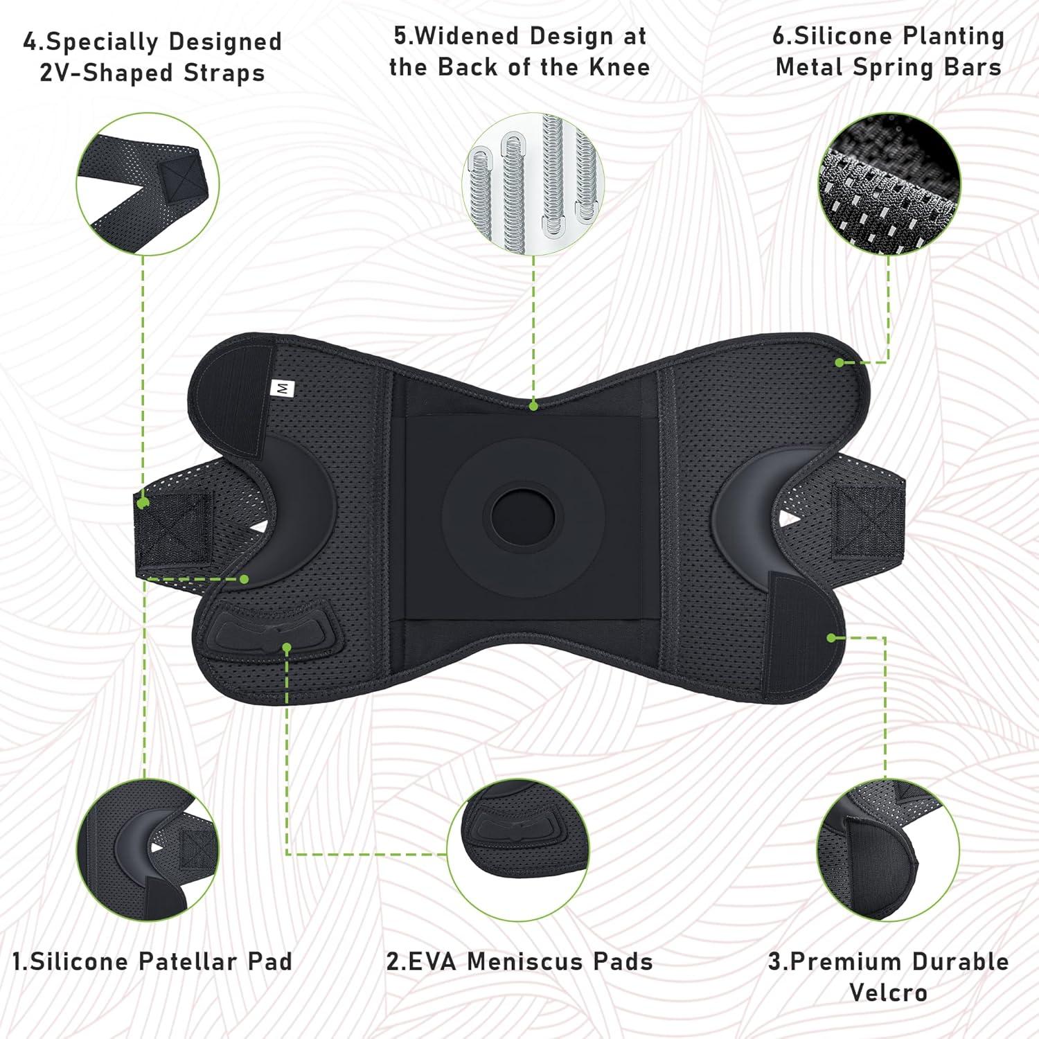 Férula de Rodilla Yochaqute Mediana con Soporte y Compresión