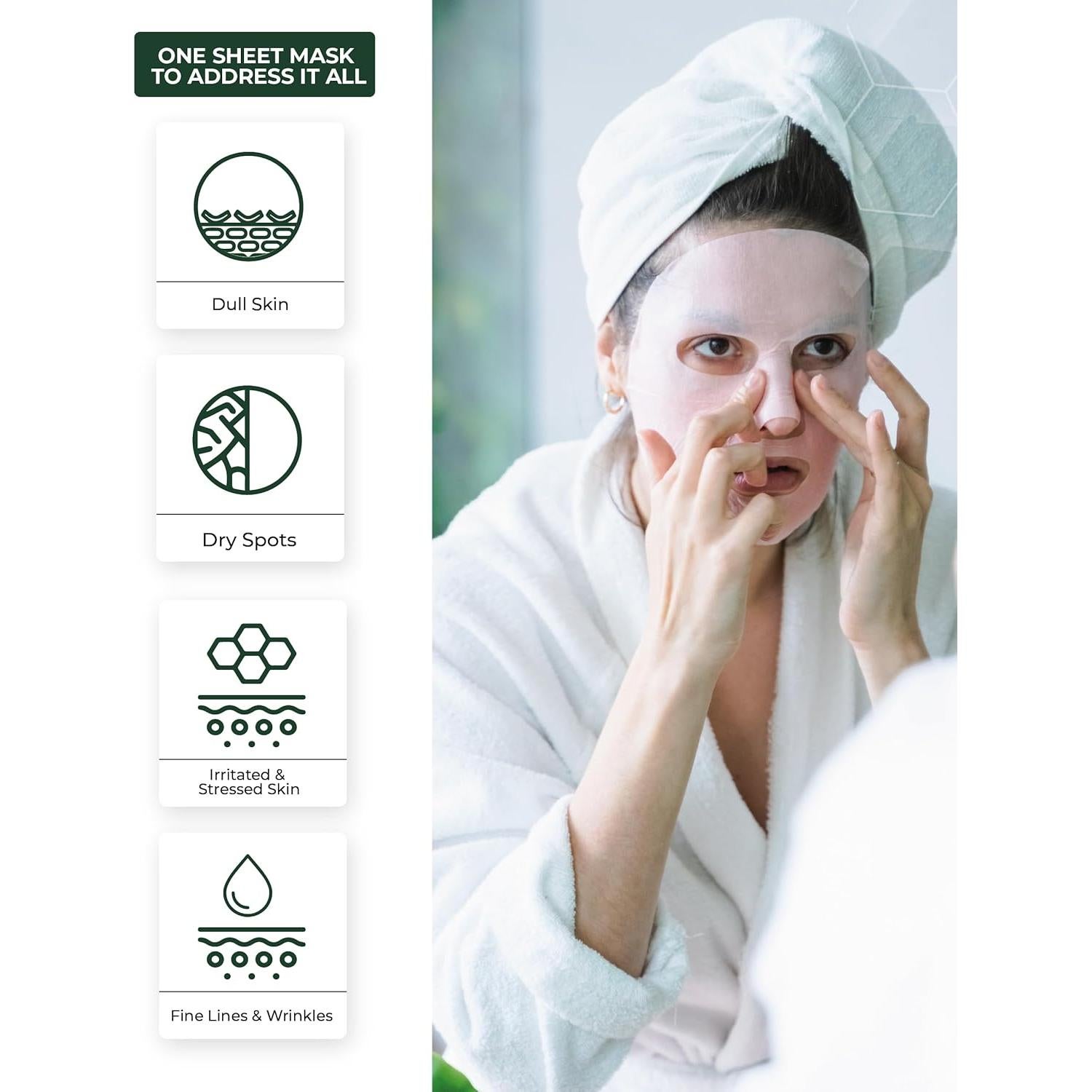 Mascarilla Facial Centellian 24 Calmante Extra 6pc - Piel Sensible