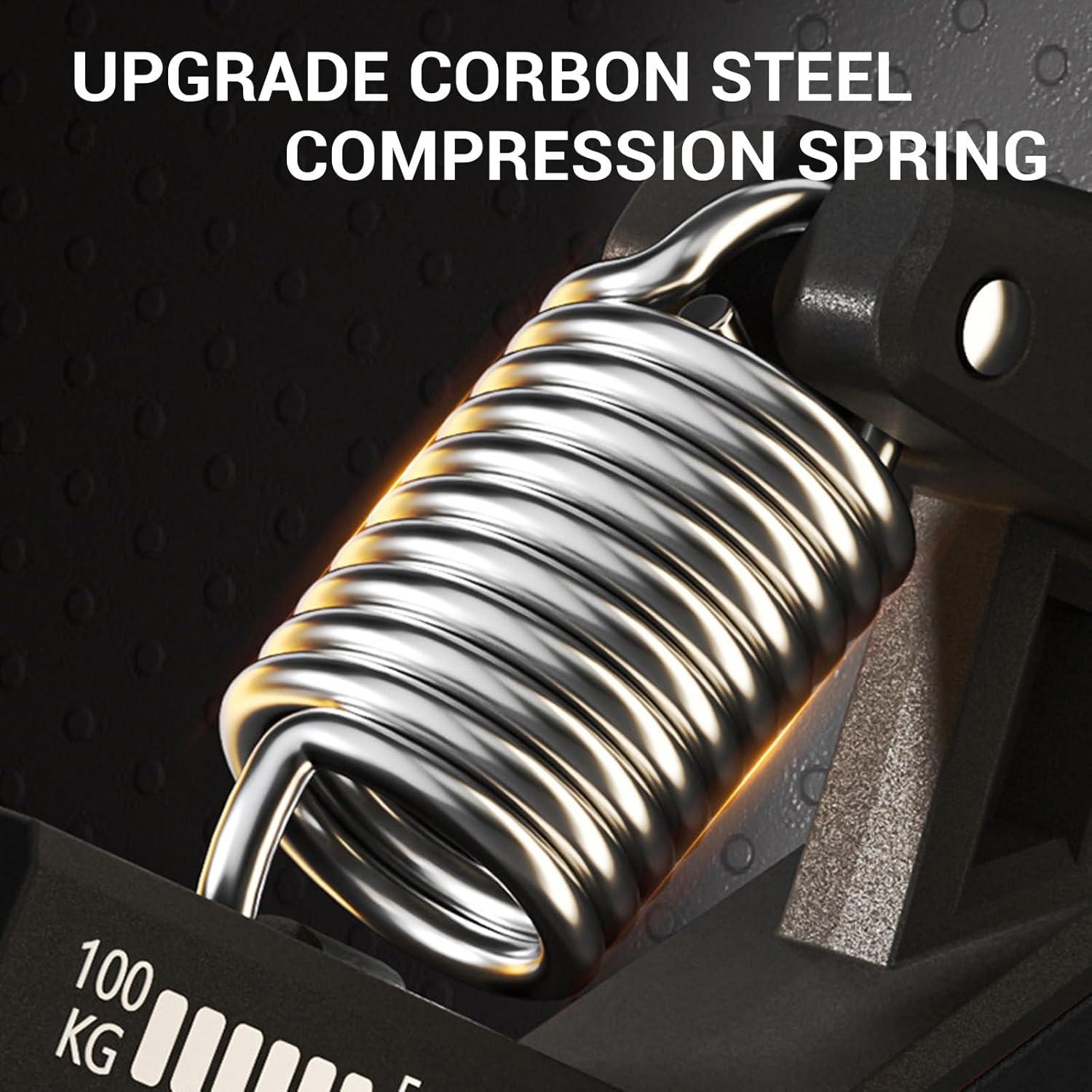 Fortalecedor de Agarre de Mano YESIMET 5-100kg Ajustable con Conteo