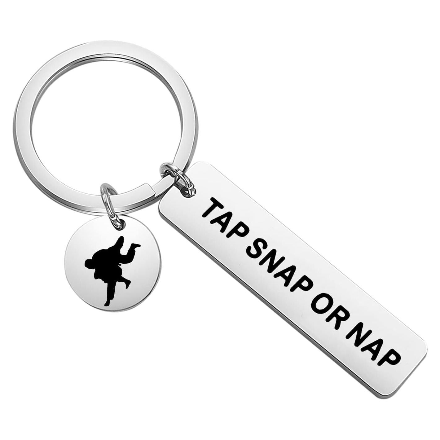 Llavero Jiu Jitsu Brasileño Okeych - Joyería Artes Marciales